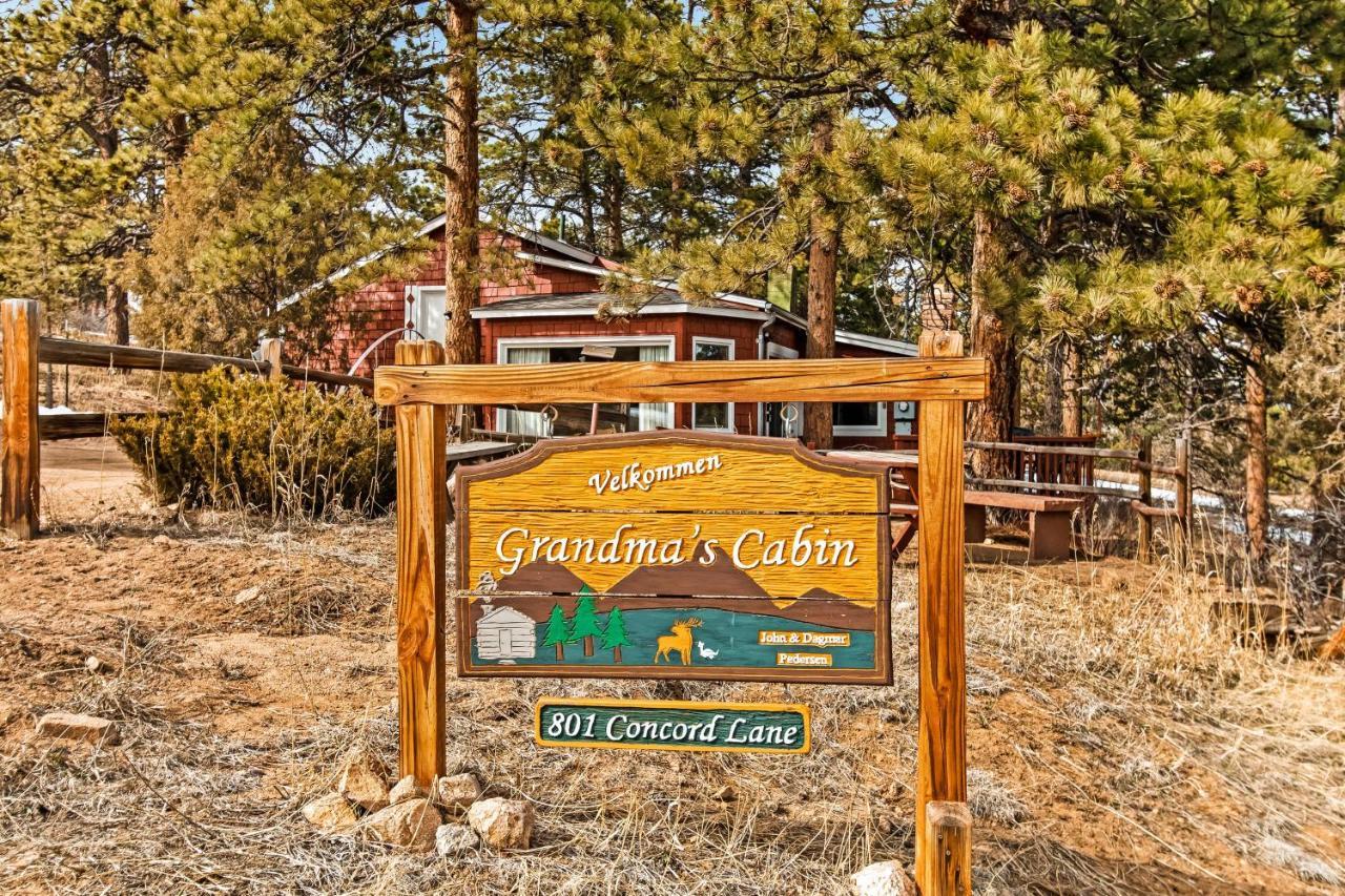 Grandma'S Cabin Estes Park Exterior foto